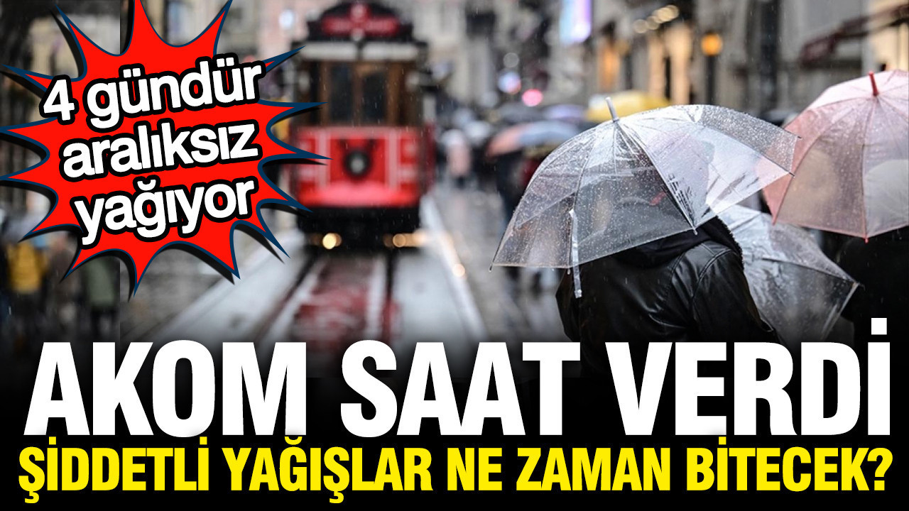 AKOM saat verdi: Gök gürültülü sağanak ne zaman bitecek? Haber gorseli