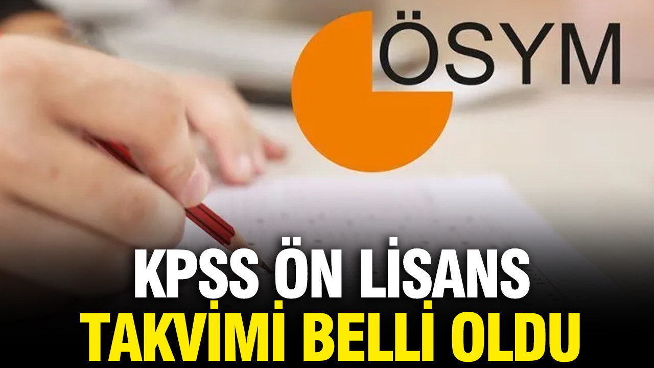 KPSS ön lisans takvimi belli oldu Haber gorseli