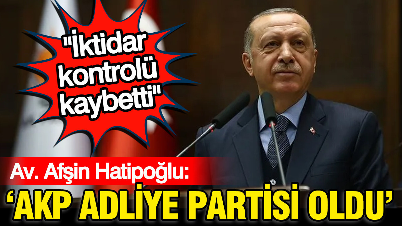 Hukukcu afsin hatipoglu ak parti adliye partisi oldu muhabir gibi haber veriyor jEXDHK4U