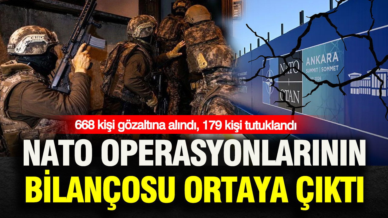 Nato operasyonlarinin bilancosu ortaya cikti 668 kisi gozaltina alindi 179 kisi tutuklandi S417AqNk